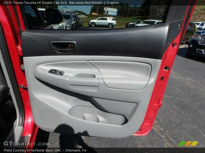 Barcelona Red Metallic / Graphite 2015 Toyota Tacoma V6 Double Cab 4x4