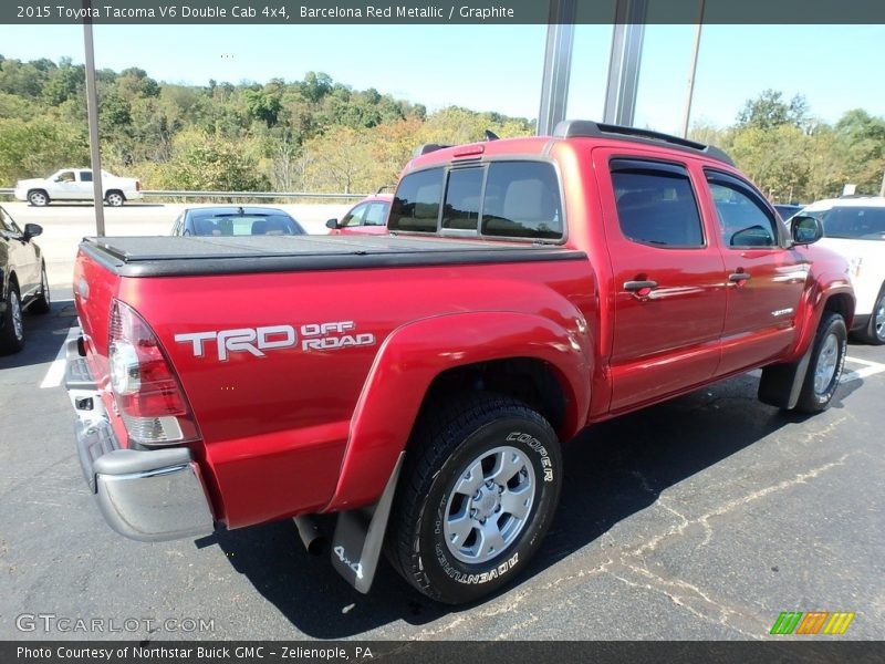 Barcelona Red Metallic / Graphite 2015 Toyota Tacoma V6 Double Cab 4x4