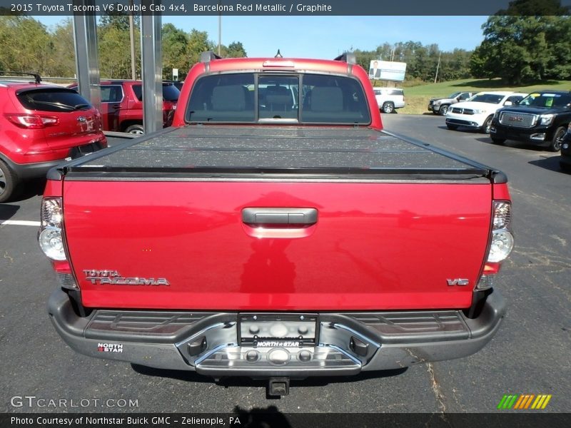 Barcelona Red Metallic / Graphite 2015 Toyota Tacoma V6 Double Cab 4x4