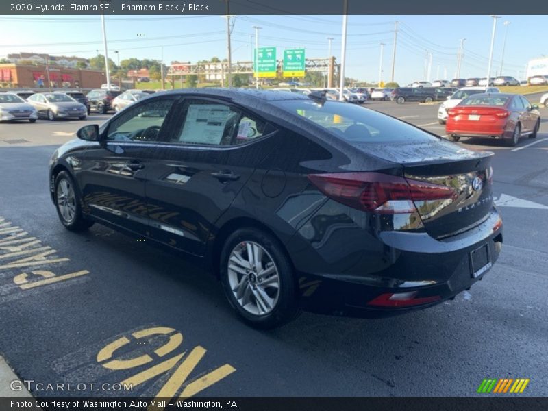 Phantom Black / Black 2020 Hyundai Elantra SEL