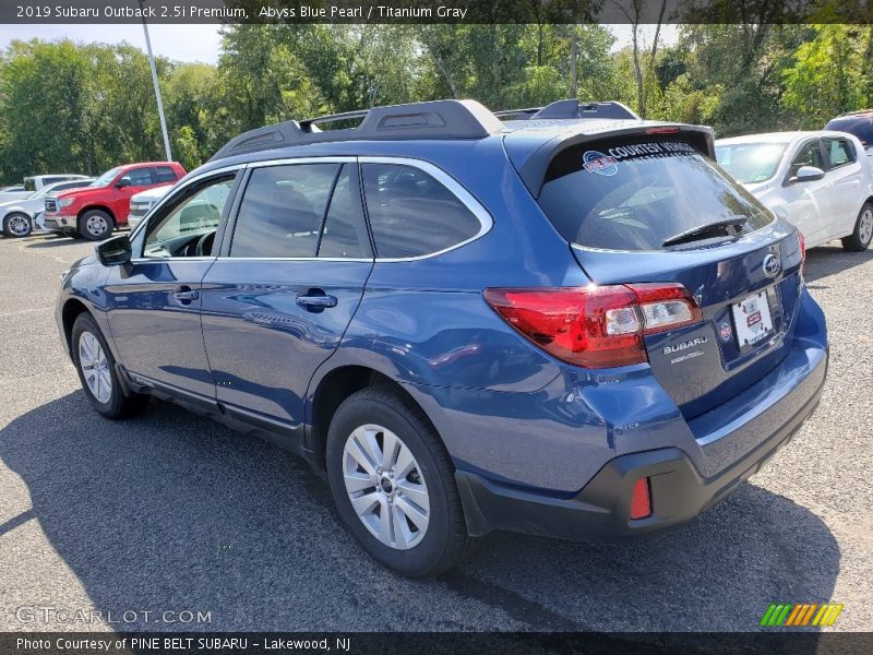 Abyss Blue Pearl / Titanium Gray 2019 Subaru Outback 2.5i Premium