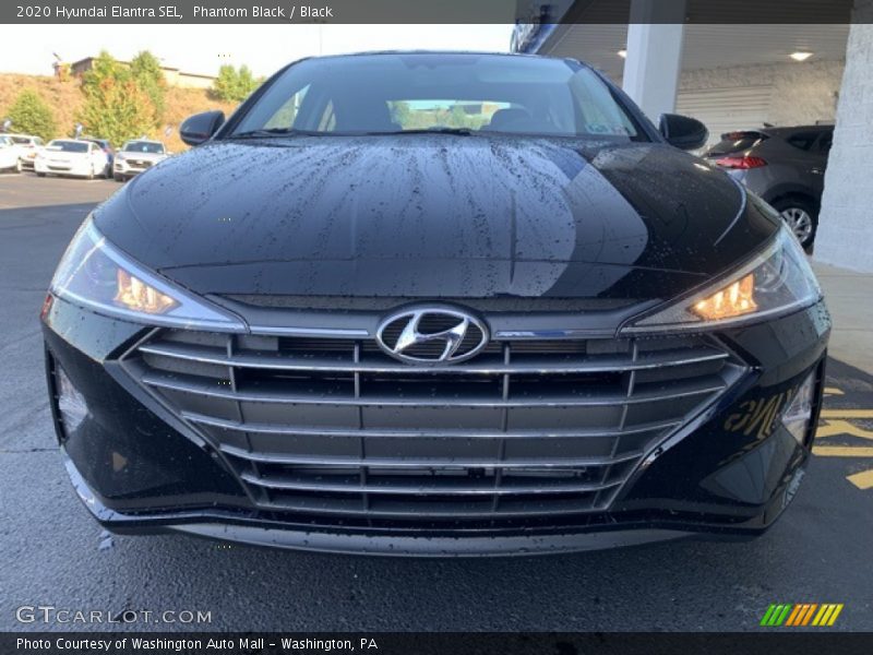 Phantom Black / Black 2020 Hyundai Elantra SEL