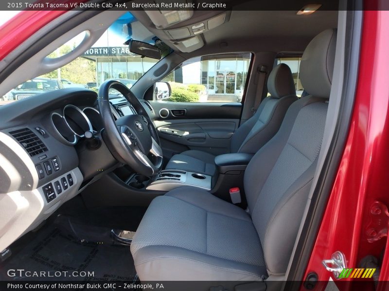 Barcelona Red Metallic / Graphite 2015 Toyota Tacoma V6 Double Cab 4x4