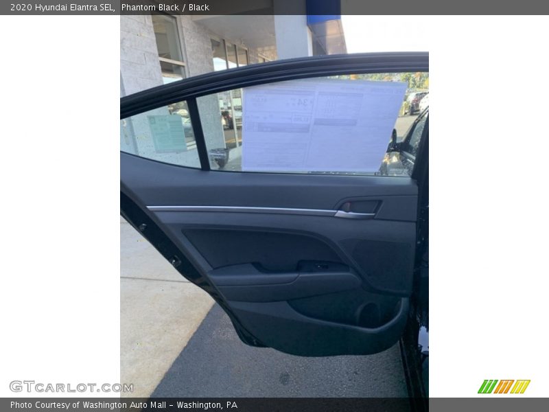 Phantom Black / Black 2020 Hyundai Elantra SEL