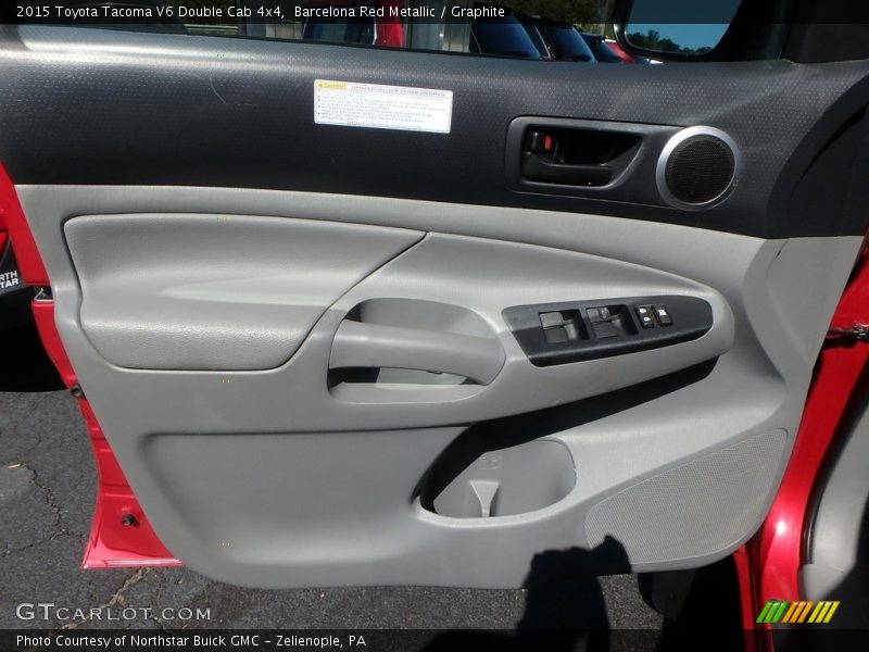 Barcelona Red Metallic / Graphite 2015 Toyota Tacoma V6 Double Cab 4x4