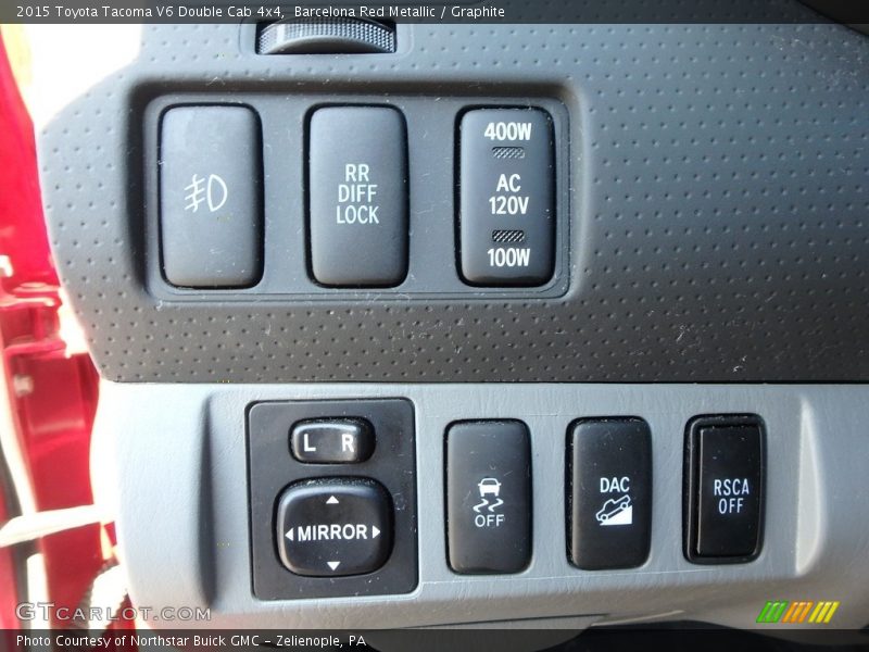 Barcelona Red Metallic / Graphite 2015 Toyota Tacoma V6 Double Cab 4x4