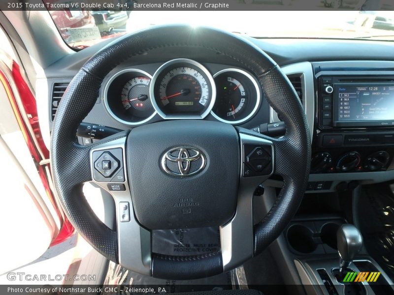 Barcelona Red Metallic / Graphite 2015 Toyota Tacoma V6 Double Cab 4x4
