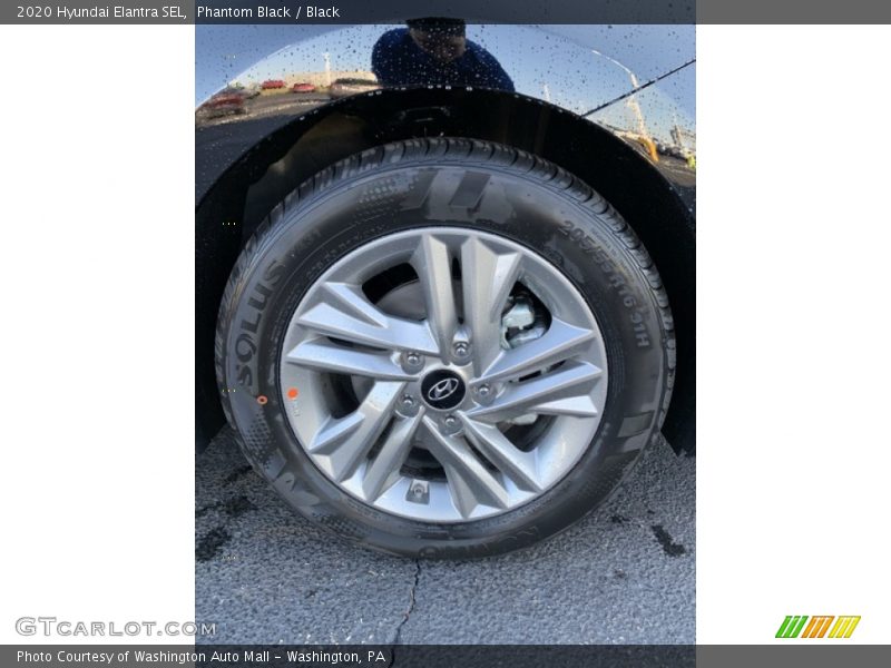 Phantom Black / Black 2020 Hyundai Elantra SEL
