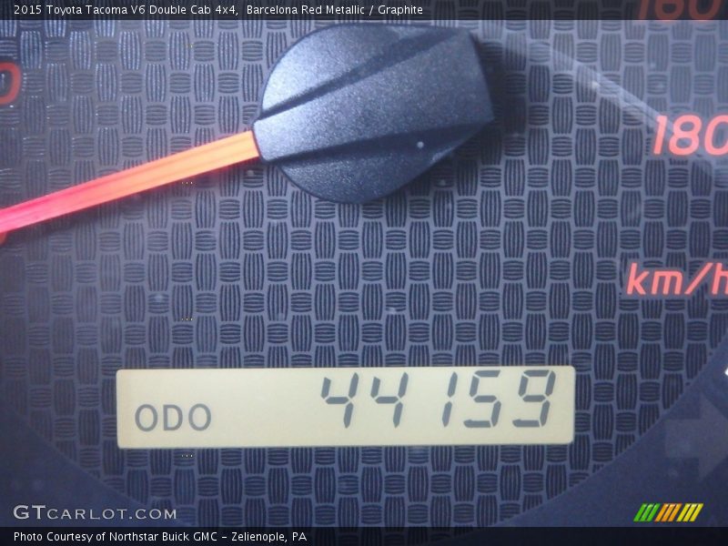 Barcelona Red Metallic / Graphite 2015 Toyota Tacoma V6 Double Cab 4x4