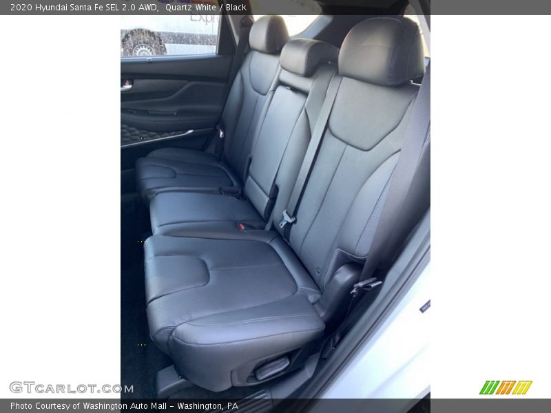 Quartz White / Black 2020 Hyundai Santa Fe SEL 2.0 AWD