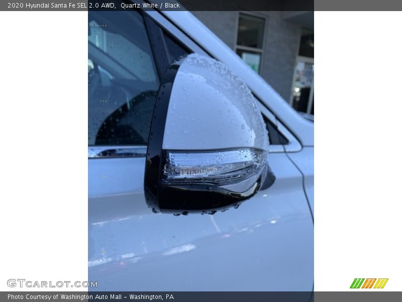 Quartz White / Black 2020 Hyundai Santa Fe SEL 2.0 AWD