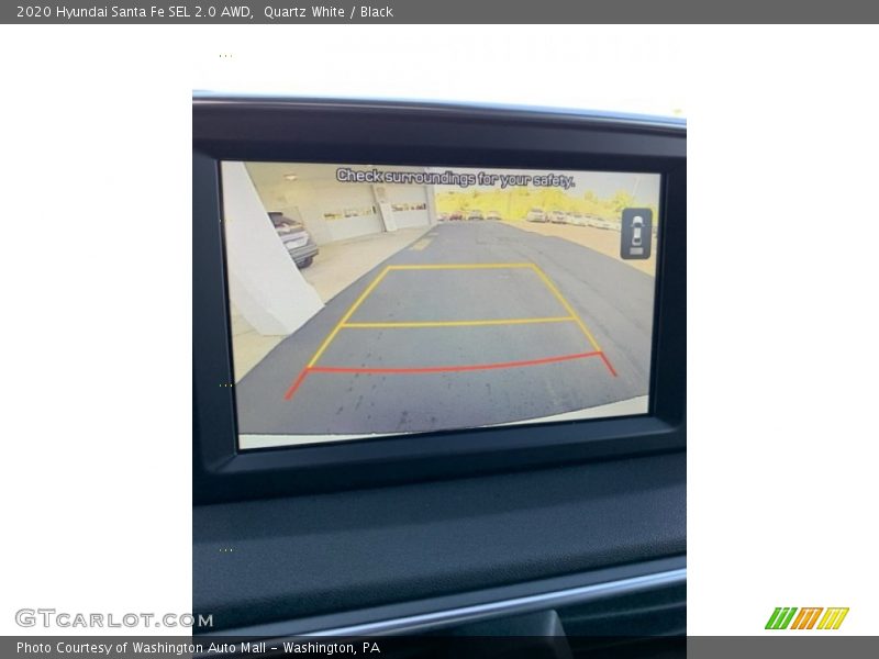 Quartz White / Black 2020 Hyundai Santa Fe SEL 2.0 AWD