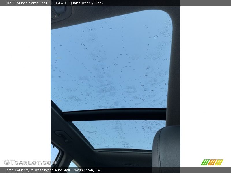 Quartz White / Black 2020 Hyundai Santa Fe SEL 2.0 AWD