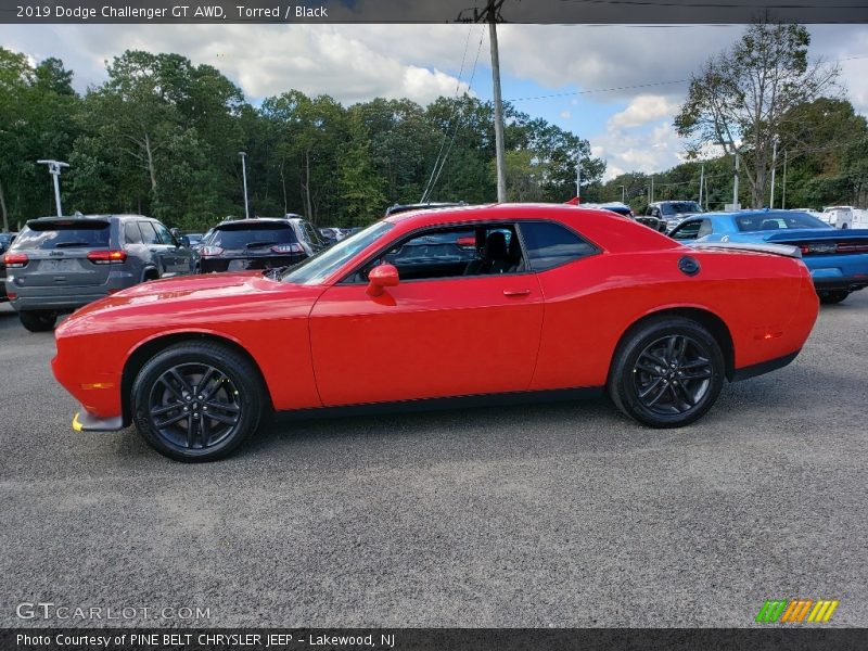 Torred / Black 2019 Dodge Challenger GT AWD