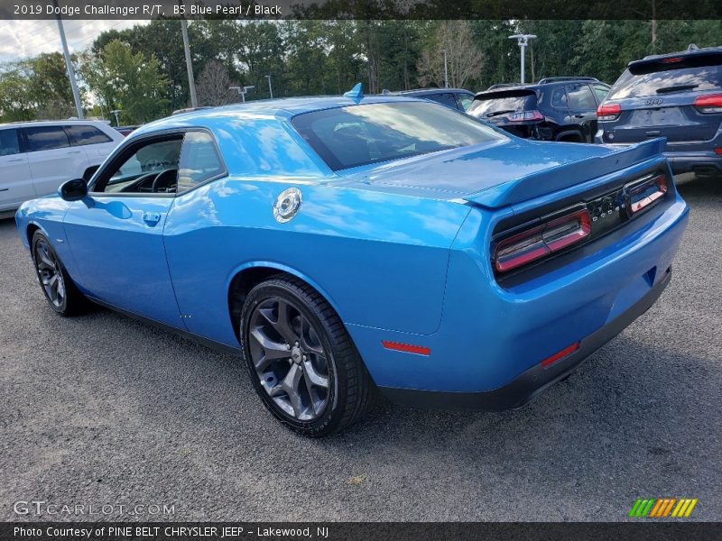 B5 Blue Pearl / Black 2019 Dodge Challenger R/T
