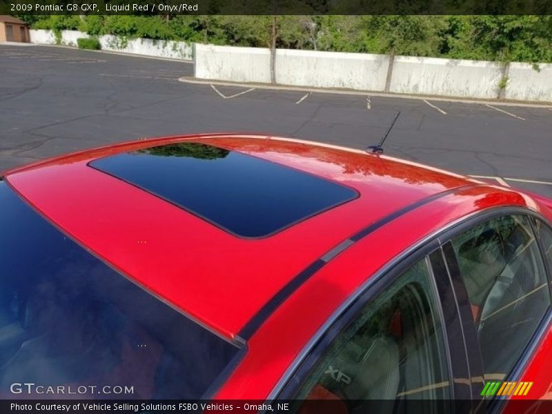 Liquid Red / Onyx/Red 2009 Pontiac G8 GXP
