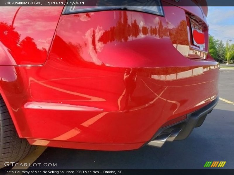Liquid Red / Onyx/Red 2009 Pontiac G8 GXP