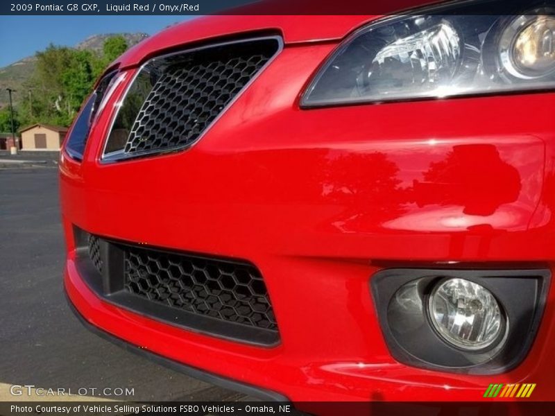Liquid Red / Onyx/Red 2009 Pontiac G8 GXP