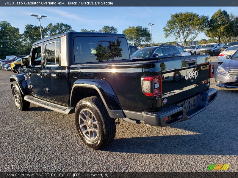 Black / Black/Dark Saddle 2020 Jeep Gladiator Overland 4x4