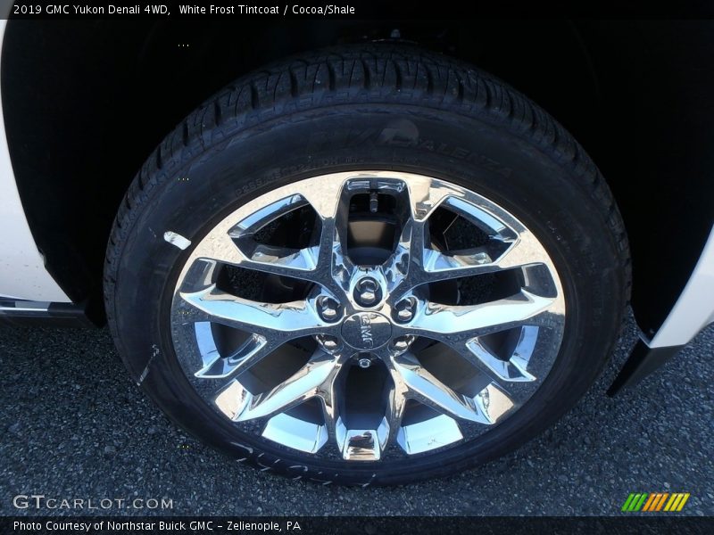 White Frost Tintcoat / Cocoa/Shale 2019 GMC Yukon Denali 4WD