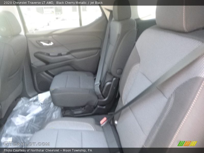 Black Cherry Metallic / Jet Black 2020 Chevrolet Traverse LT AWD