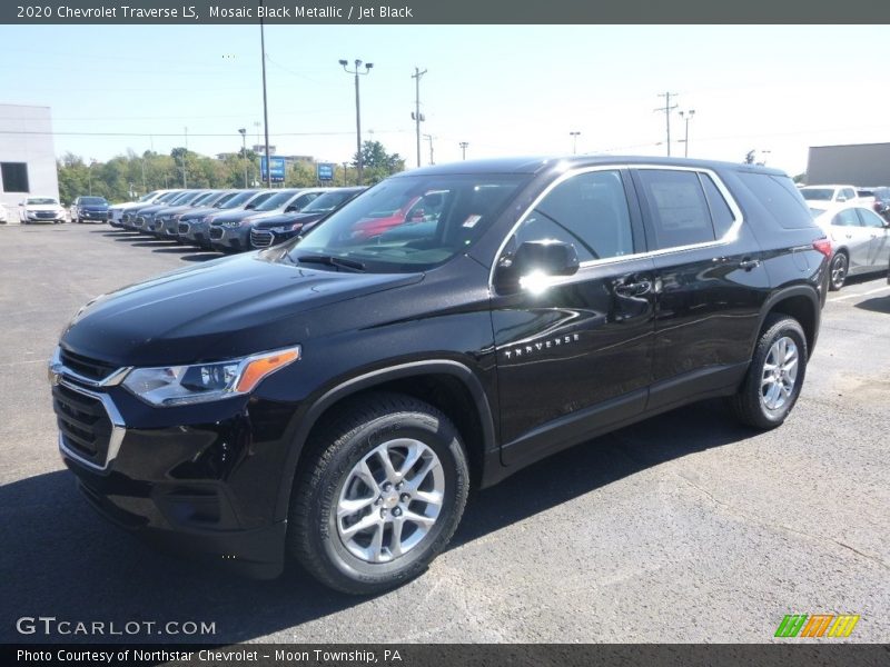 Mosaic Black Metallic / Jet Black 2020 Chevrolet Traverse LS