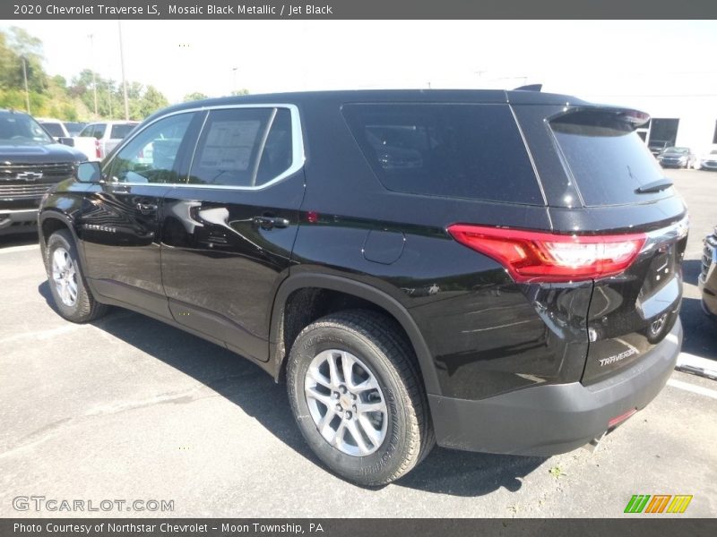 Mosaic Black Metallic / Jet Black 2020 Chevrolet Traverse LS