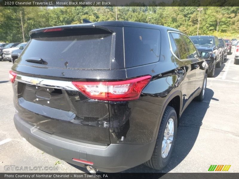 Mosaic Black Metallic / Jet Black 2020 Chevrolet Traverse LS