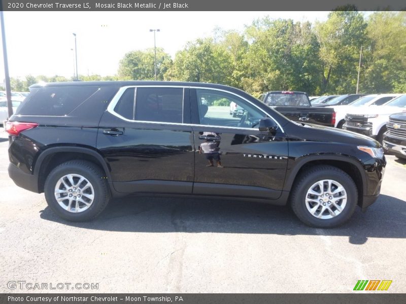 Mosaic Black Metallic / Jet Black 2020 Chevrolet Traverse LS