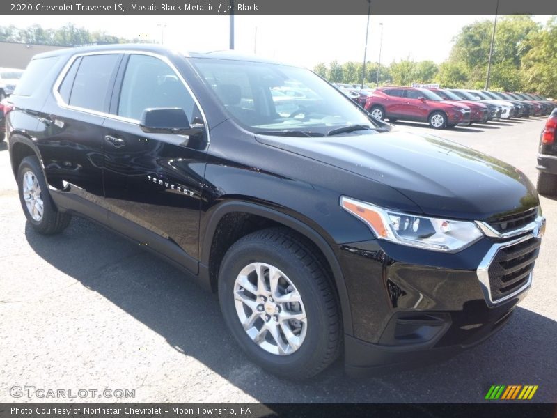 Mosaic Black Metallic / Jet Black 2020 Chevrolet Traverse LS