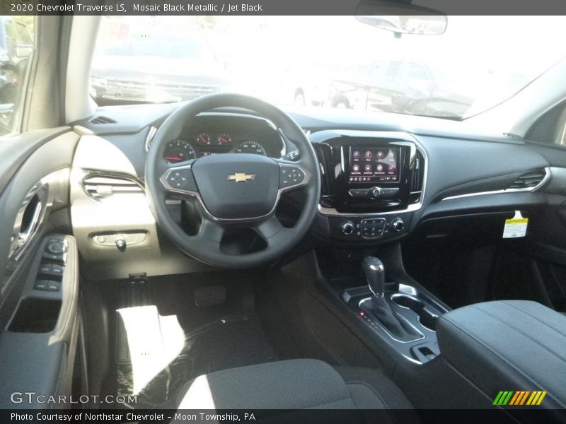 Mosaic Black Metallic / Jet Black 2020 Chevrolet Traverse LS