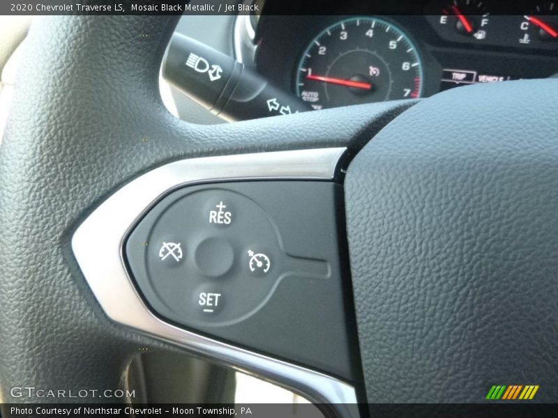 Mosaic Black Metallic / Jet Black 2020 Chevrolet Traverse LS