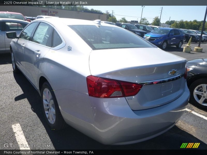 Silver Ice Metallic / Jet Black 2020 Chevrolet Impala LT
