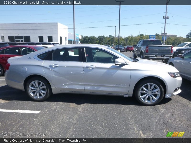 Silver Ice Metallic / Jet Black 2020 Chevrolet Impala LT
