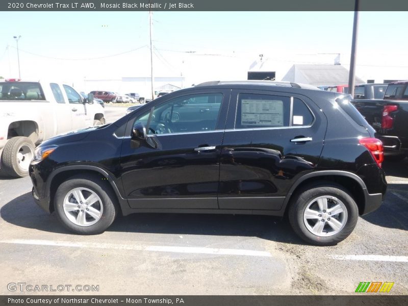 Mosaic Black Metallic / Jet Black 2020 Chevrolet Trax LT AWD