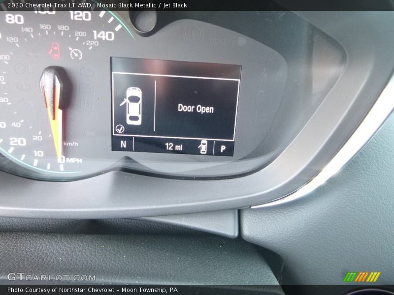 Mosaic Black Metallic / Jet Black 2020 Chevrolet Trax LT AWD