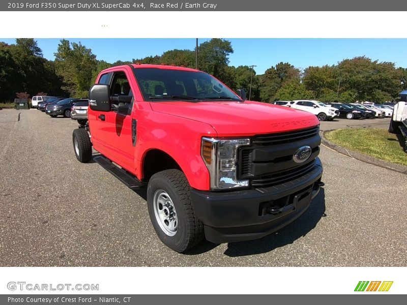 Race Red / Earth Gray 2019 Ford F350 Super Duty XL SuperCab 4x4