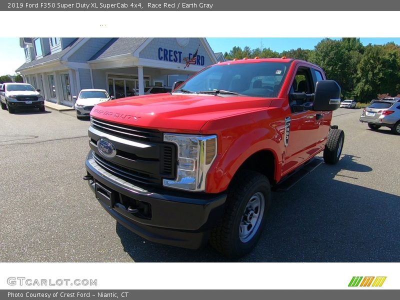 Race Red / Earth Gray 2019 Ford F350 Super Duty XL SuperCab 4x4