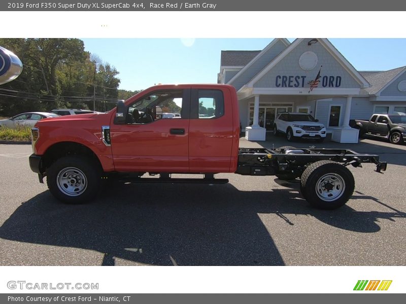 Race Red / Earth Gray 2019 Ford F350 Super Duty XL SuperCab 4x4