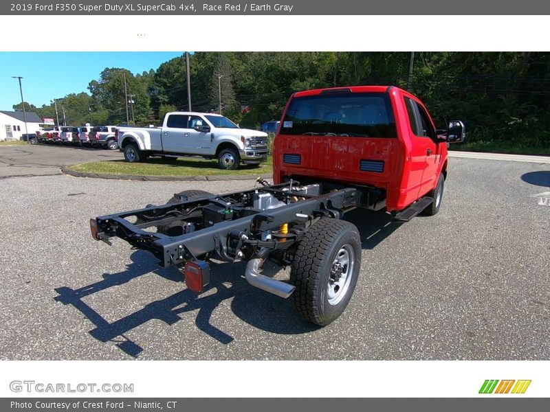 Race Red / Earth Gray 2019 Ford F350 Super Duty XL SuperCab 4x4