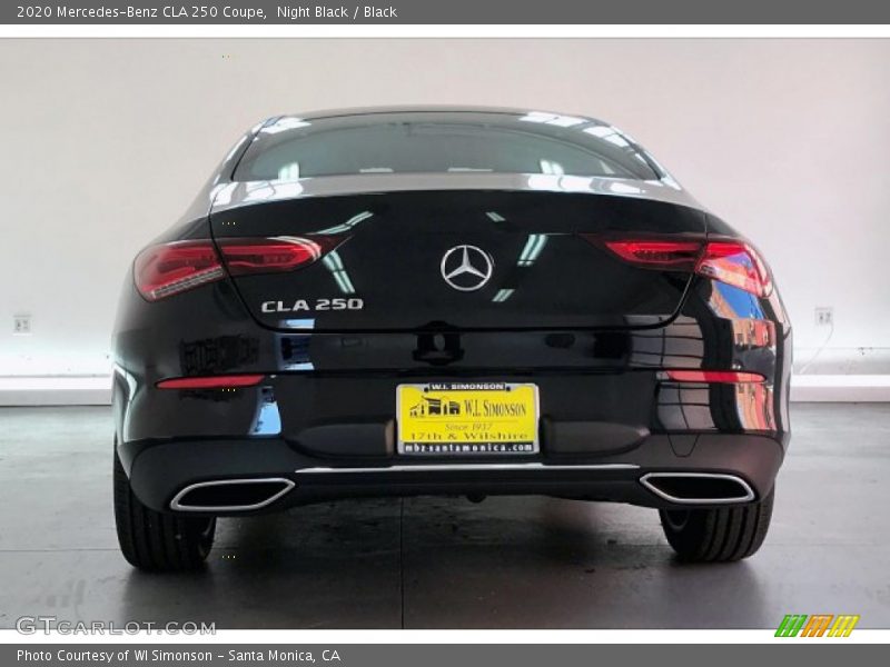 Night Black / Black 2020 Mercedes-Benz CLA 250 Coupe