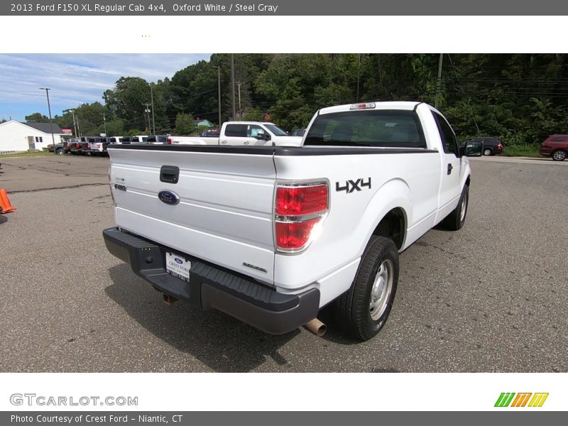 Oxford White / Steel Gray 2013 Ford F150 XL Regular Cab 4x4