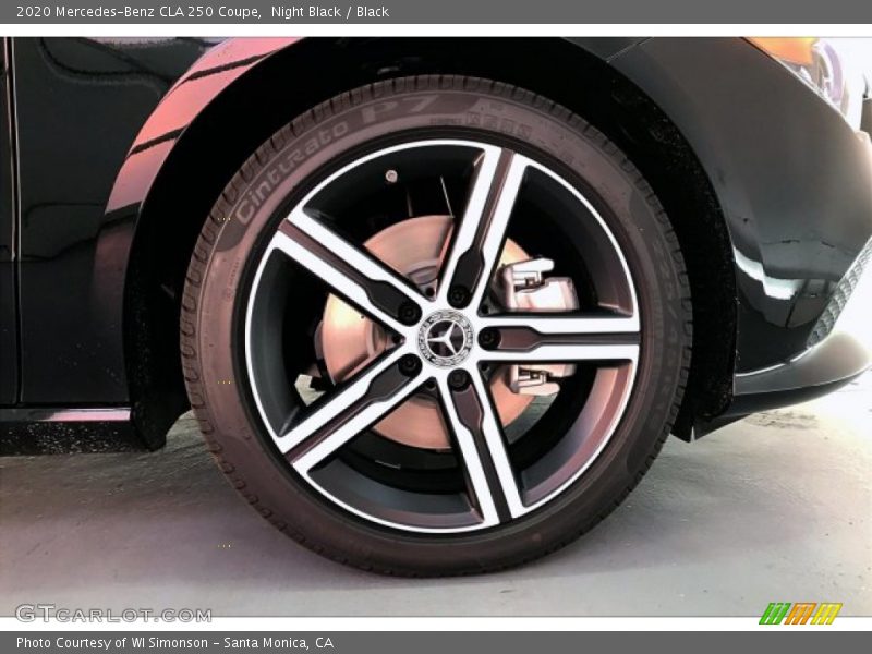 Night Black / Black 2020 Mercedes-Benz CLA 250 Coupe