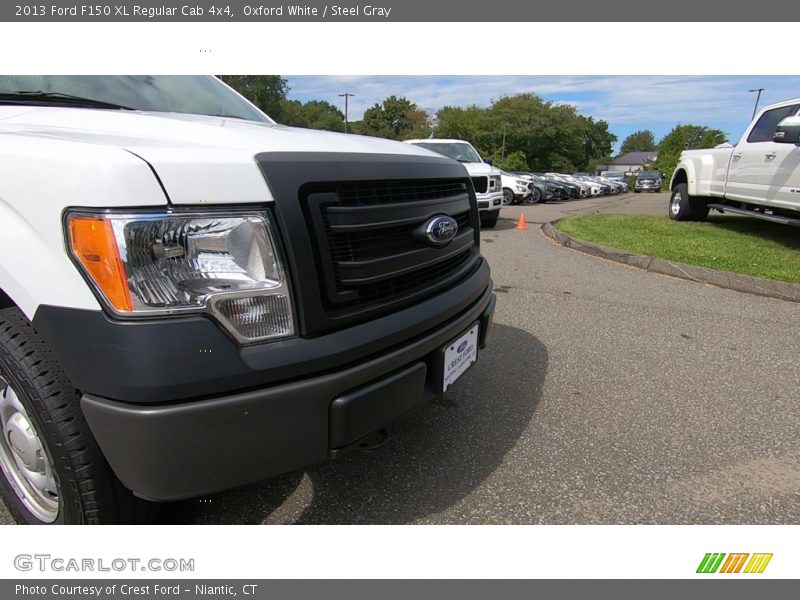 Oxford White / Steel Gray 2013 Ford F150 XL Regular Cab 4x4