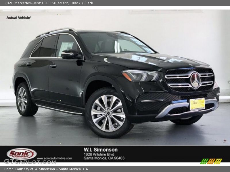 Black / Black 2020 Mercedes-Benz GLE 350 4Matic