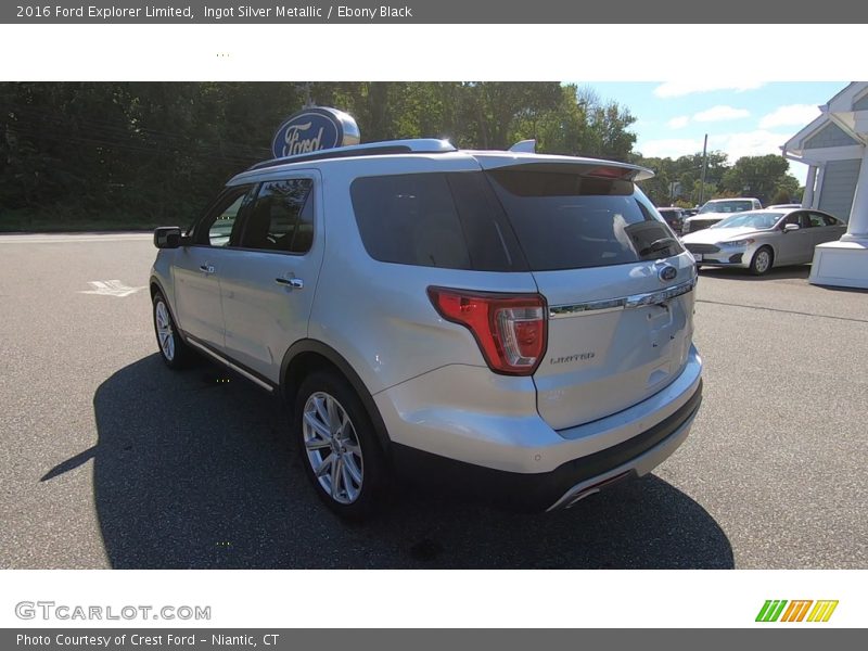 Ingot Silver Metallic / Ebony Black 2016 Ford Explorer Limited