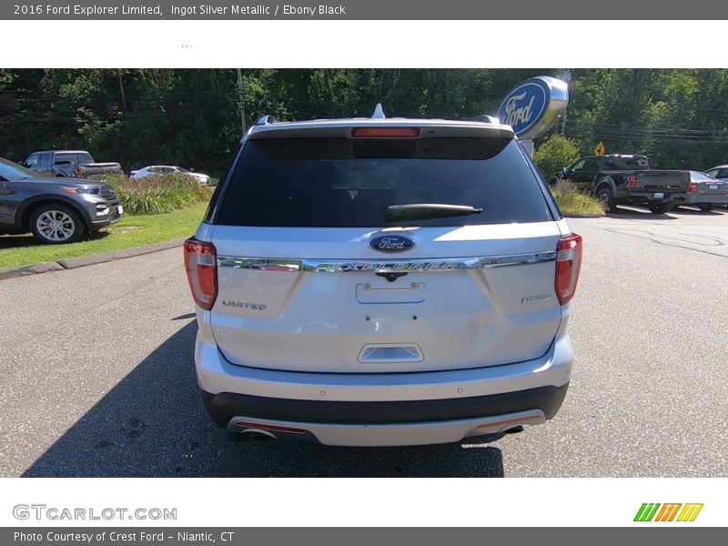 Ingot Silver Metallic / Ebony Black 2016 Ford Explorer Limited