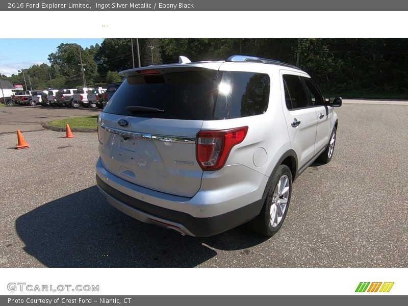 Ingot Silver Metallic / Ebony Black 2016 Ford Explorer Limited