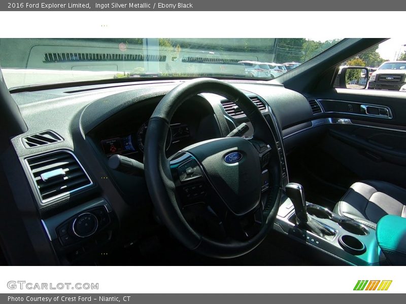Ingot Silver Metallic / Ebony Black 2016 Ford Explorer Limited