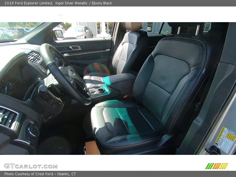 Ingot Silver Metallic / Ebony Black 2016 Ford Explorer Limited